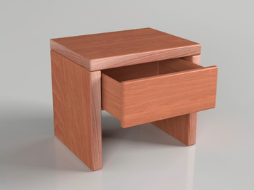 PETROSINO - Rectangular solid wood bedside table with drawers by Vivere Zen - view 3